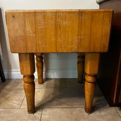 Butcher Block Table