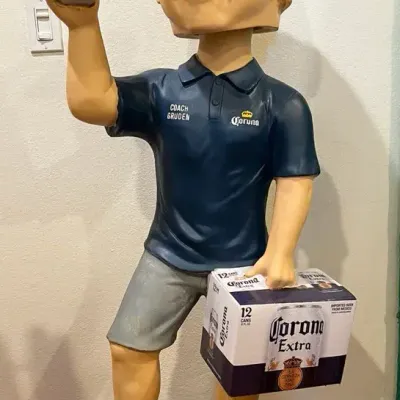 4 Foot Tall Bobblehead Football Coach Jon Gruden