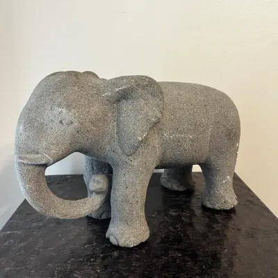 Granite Elephant Sculpture 
