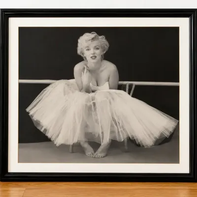 Framed Marilyn Monroe Print 42w X 37h X .5dp