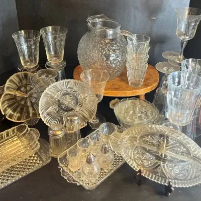Variety Of Vintage Glassware 