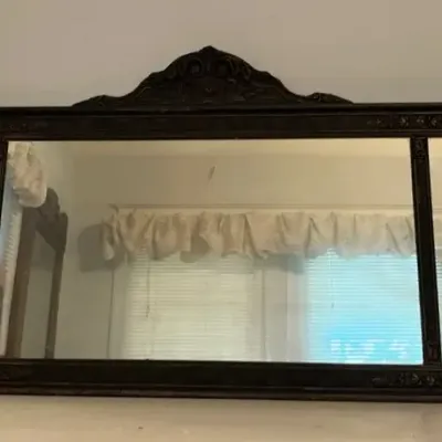 Antique Three-panel Mantel Mirror