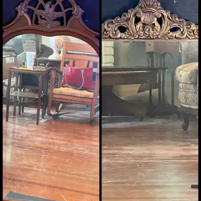 Vintage Carved Wooden Wall Mirrors