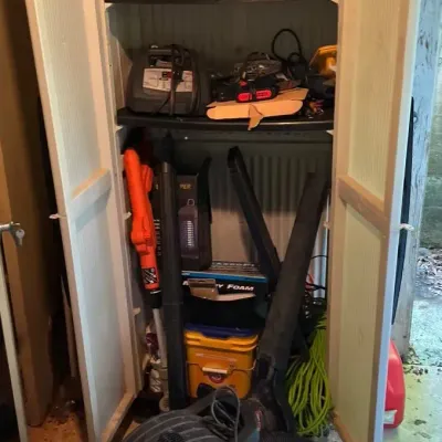 Black & Decker Storage Cabinet w/ Tools & Contents