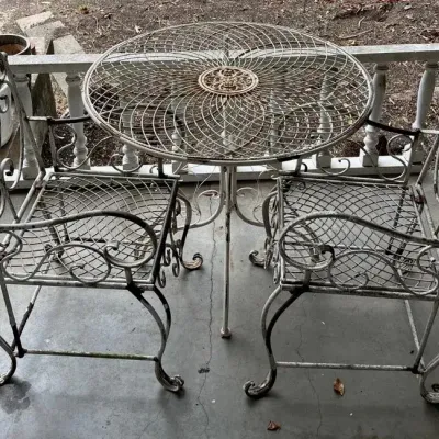 Vintage Metal Patio Set