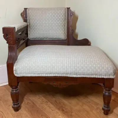 Vintage One Armed Ladies Lounge Chair 