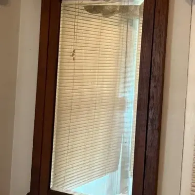 Vintage Wooden Mirror