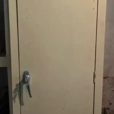 Locking Metal Storage Cabinet