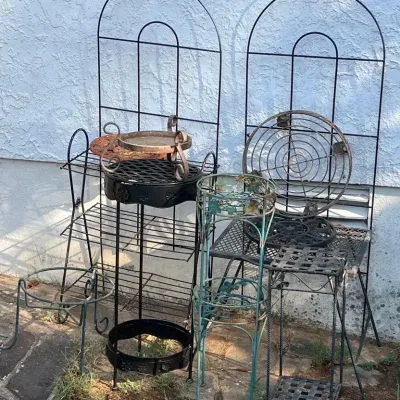 Variety Of Outdoor Metal Decor