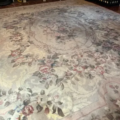 Vintage Large French-style Area Rug