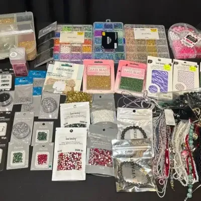 Jewelry Making & Beading Supplies – Beads, Wire & More Lot 2