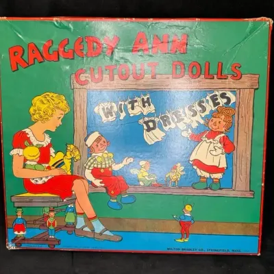 Sale Photo Thumbnail #90: 1941 milton bradley cut out set