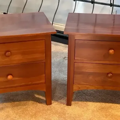 Sale Photo Thumbnail #151: Ethan allen american impressions collection two drawer nightstands