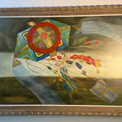 Sale Photo Thumbnail #170: Betty frost signed oil painting on board