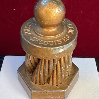Sale Photo Thumbnail #57: 1895 broderick bascom rope company advertising paperweight
