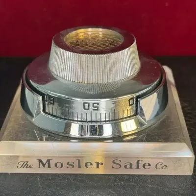 Sale Photo Thumbnail #61: The mosler safe co paperweight