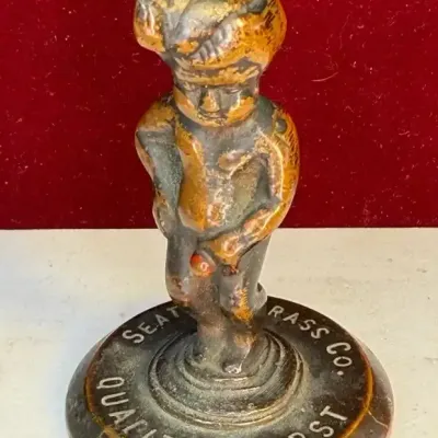 Sale Photo Thumbnail #18: Seattle brass co promotional paperweight