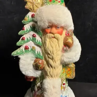 Sale Photo Thumbnail #137: Ino schaller hand crafted santa claus