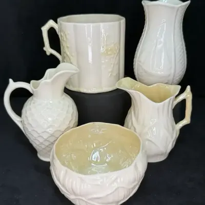 Sale Photo Thumbnail #161: Collection of irish belleek porcelain