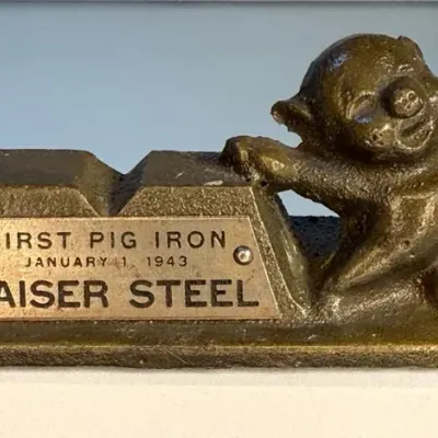 Sale Photo Thumbnail #66: First pig iron by kaiser steel