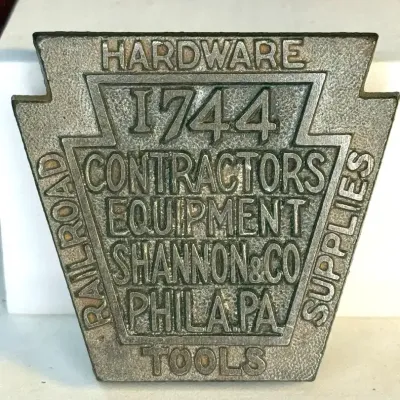 Sale Photo Thumbnail #35: J jacob shannon co of philadelphia paperweight