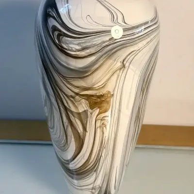 Sale Photo Thumbnail #158: Dan bergsma signed art glass vase