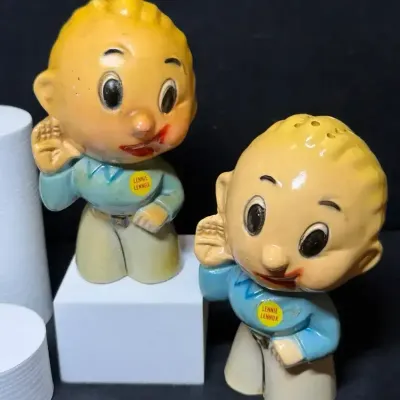 Sale Photo Thumbnail #32: Lennie lennox furnace man salt pepper shakers
