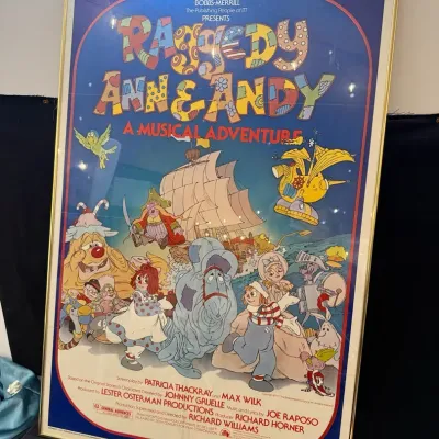 Sale Photo Thumbnail #84: 1977 movie poster for raggedy ann andy a musical adventure