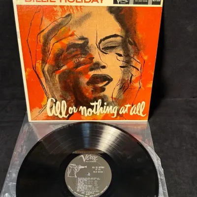 Sale Photo Thumbnail #176: All or nothing at all by billie holiday