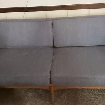 Mid-Century Modern Teak Loveseat