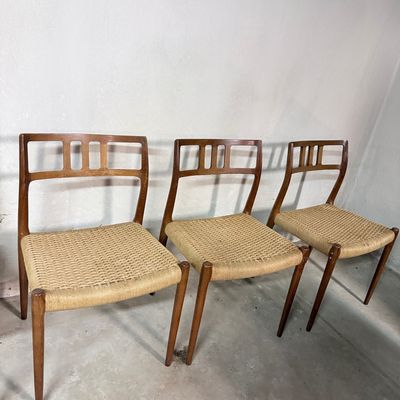 Niels Otto Møller Model 79 Teak Dining Chairs