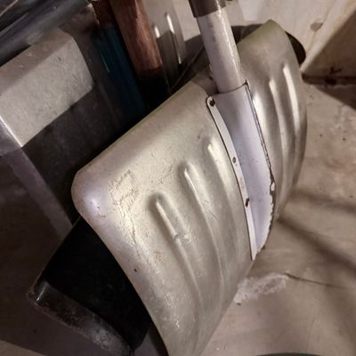 Vintage Aluminum Snow Shovel