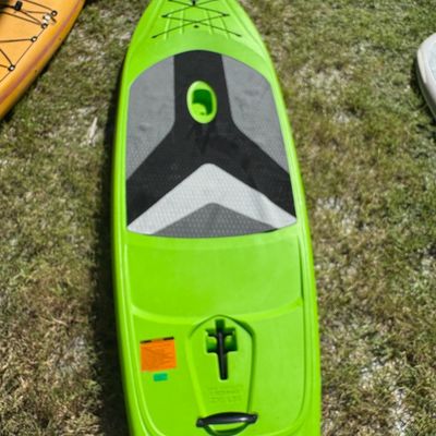 Sale Photo Thumbnail #68: This piece is 10 feet in length by 34 inches wide. It weighs approximately 45 pounds. It is constructed of UV-protected high-density polyethylene. It is green in color.
