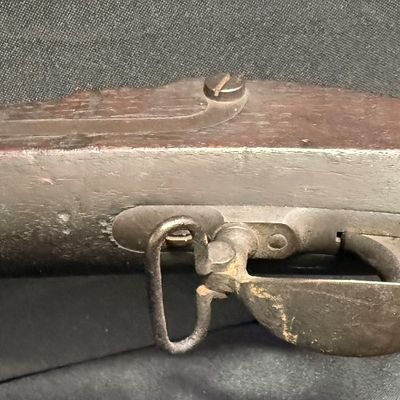 Sale Photo Thumbnail #444: This is believed to be an original Model 1842. The Model 1842 was a historic .69 caliber percussion smooth bore musket produced by the US Government between 1844 and 1855. It was the first standard-issue US Infantry long arm to be built with fully interch