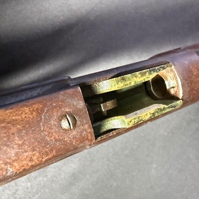 Sale Photo Thumbnail #456: This beautiful lever-action carbine is widely known as “The Gun That Won the West.” It features a 20-inch barrel, and holds 15 rounds of ammunition. It fires .44 Winchester Center Fire (.44-40) caliber ammo, a revolutionary round that could be used in