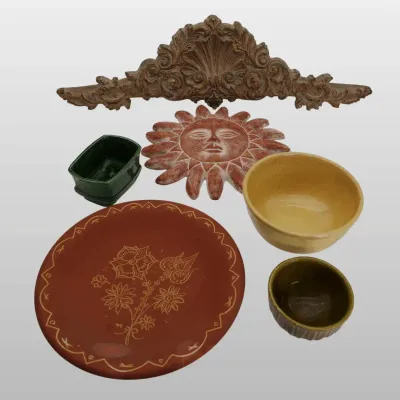 Wall Decor Pfaltzgraff Caravan Terracotta Sun Set