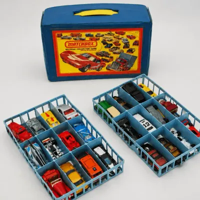 Matchbox Toy Cars Diecast Vehicles Set with Storage Case