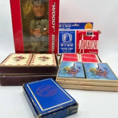 Woody Hayes Ohio State Bobblehead Playing Cards Collector Set