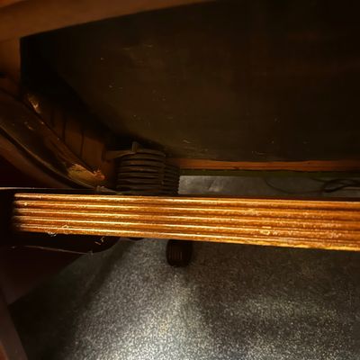 Sale Photo Thumbnail #29: Vintage green rocking chair. In good shape.