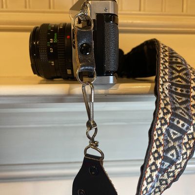 Sale Photo Thumbnail #40: Camera, strap, lens, and accessories
Bag included. 
Very nice condition