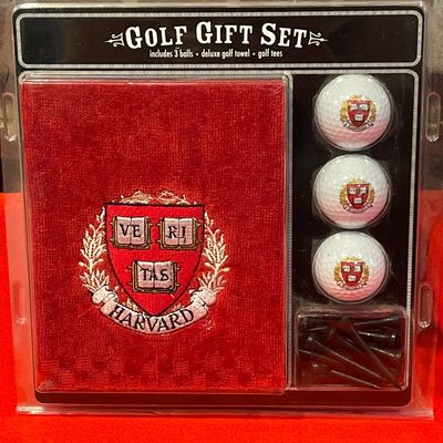 Sale Photo Thumbnail #24: 3 balls

Deluxe golf towel

Golf tees

Never used in original packaging

Collegiate Licensed Product