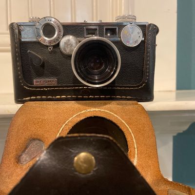 Sale Photo Thumbnail #15: Leather case 
5” x 6”