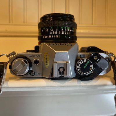 Sale Photo Thumbnail #41: Camera, strap, lens, and accessories
Bag included. 
Very nice condition
