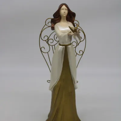 Decorative White and Gold Angel Figurine
$20.00
15.5" tall