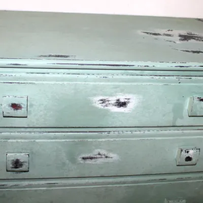 Green / Teal 6-Drawer Chest of Drawers
$35.00
It does have significant outer damage (i.e. the paint)