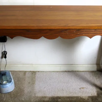 Wood Console Table w/ Warm Honey Finish
$90.00
52in. x 16in. x 28in.