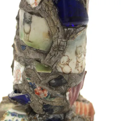 Vintage Folk Art Memory Jug Vase
$170.00
- Encrusted with colorful broken porcelain shards