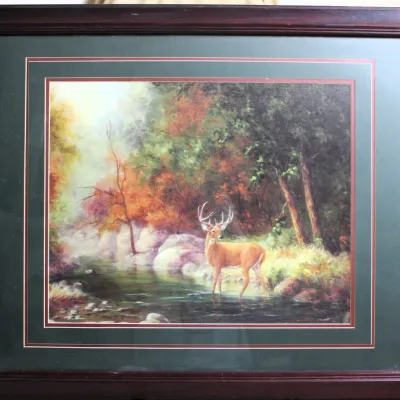 Vintage Wildlife Painting
$25.00
26in. x 32in.