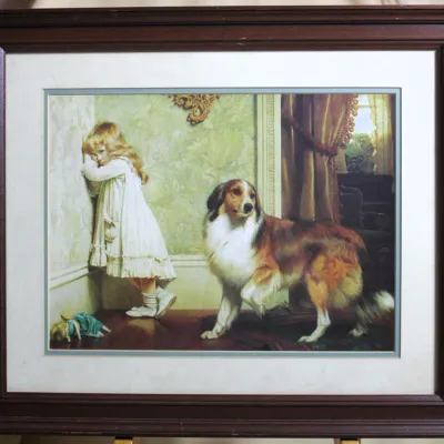 Framed 'A Special Pleader' Oil Painting by Charles B. Barber
$50.00
19in. x 23in.