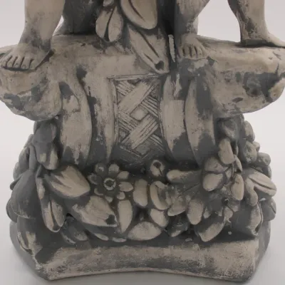 Antique 3 Cherubs Holding a Planter or Birth Bath
$130.00
- 20in. Planted
- Planter is made of cast stone
